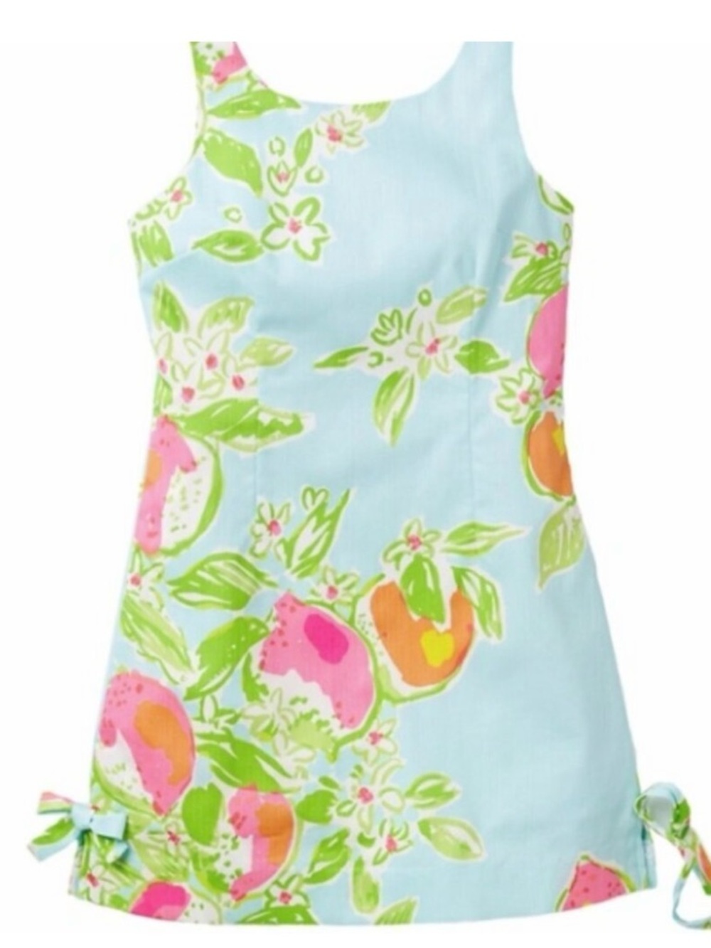 Lilly Pulitzer Girls Little Delia Dress in the Pink Lemonade print size 12 NWOT